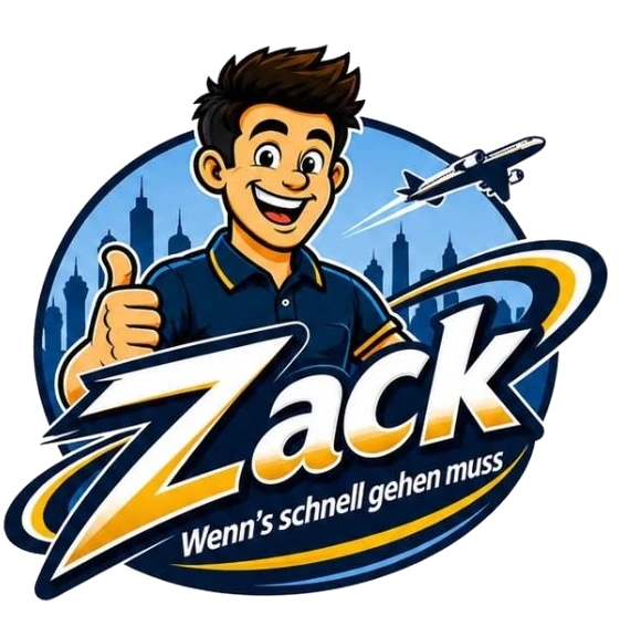 Zack Logo – Flughafentransfer Duisburg